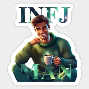 Infj Man Personality Type Sticker